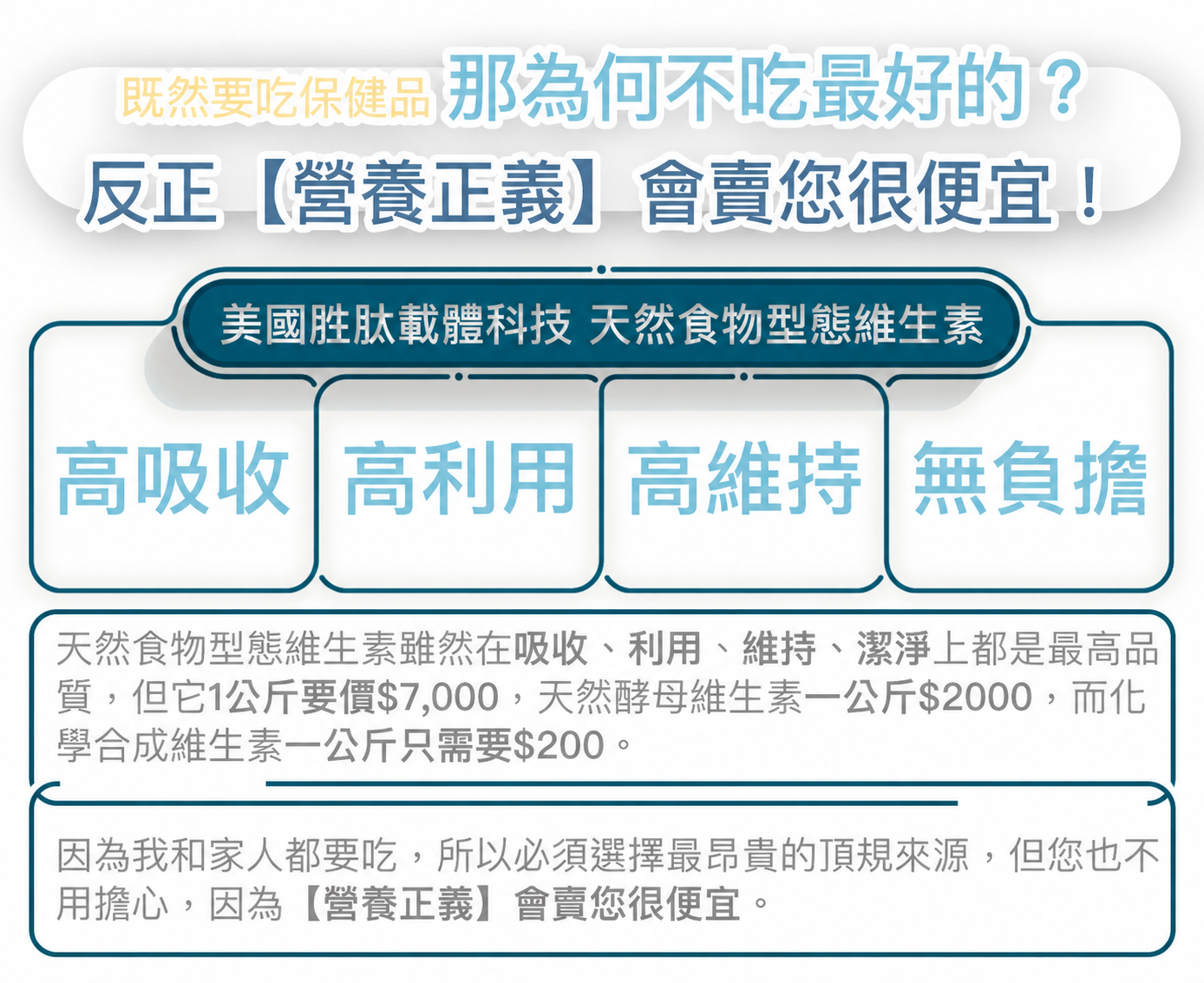 綜合維他命 適用族群 熟齡族