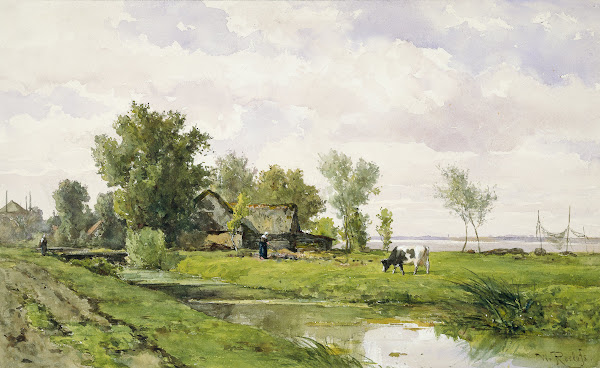 Farmhouse by a Ditch 1875   1880
