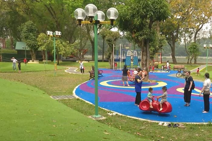 Công viên mở Nghĩa Đô – điểm hẹn vui chơi giữa lòng đô thị - Đài Phát thanh và truyền hình Hà Nội