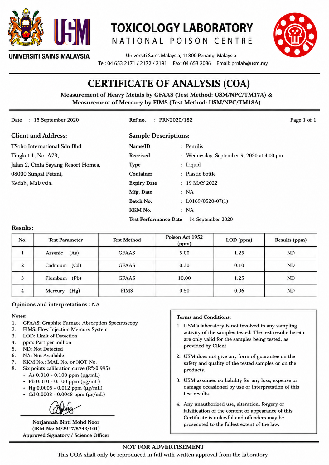 Laporan Ujian Makmal