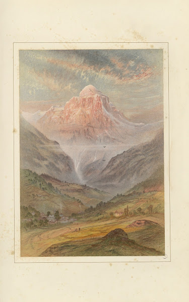 The Pointe de Tenneverges from near Sixt 1867