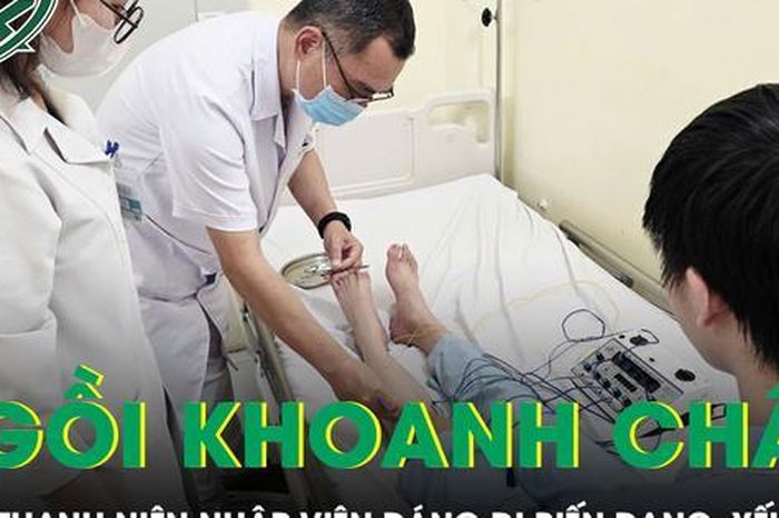 Nam thanh niên 19 tuổi dáng đi biến dạng do thường xuyên ngồi khoanh chân khi học - Báo Sức Khỏe &amp; Đời Sống