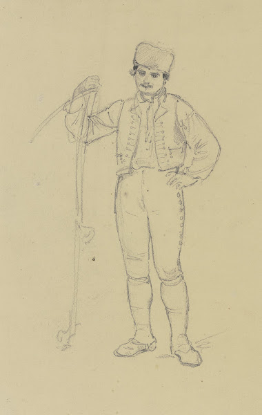 Farmer with a fur cap