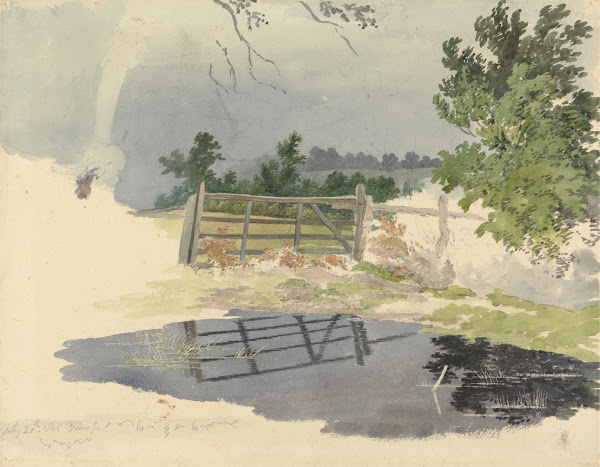 A Gate Reflected in a Pool 1805