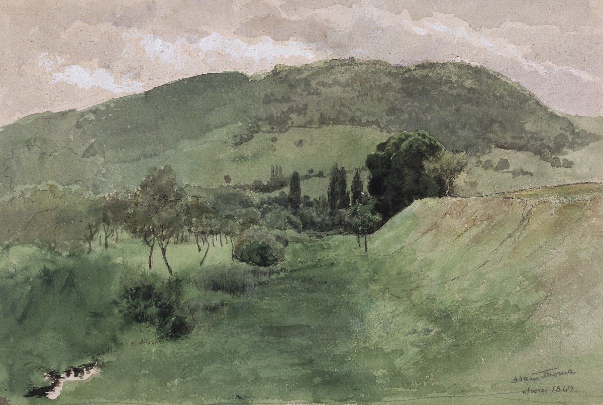 Landscape in the Black Forest ca 1869