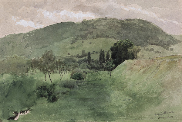 Landscape in the Black Forest ca 1869