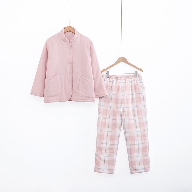 Gefütterter Baumwoll-Hausanzug, japanischer Stil