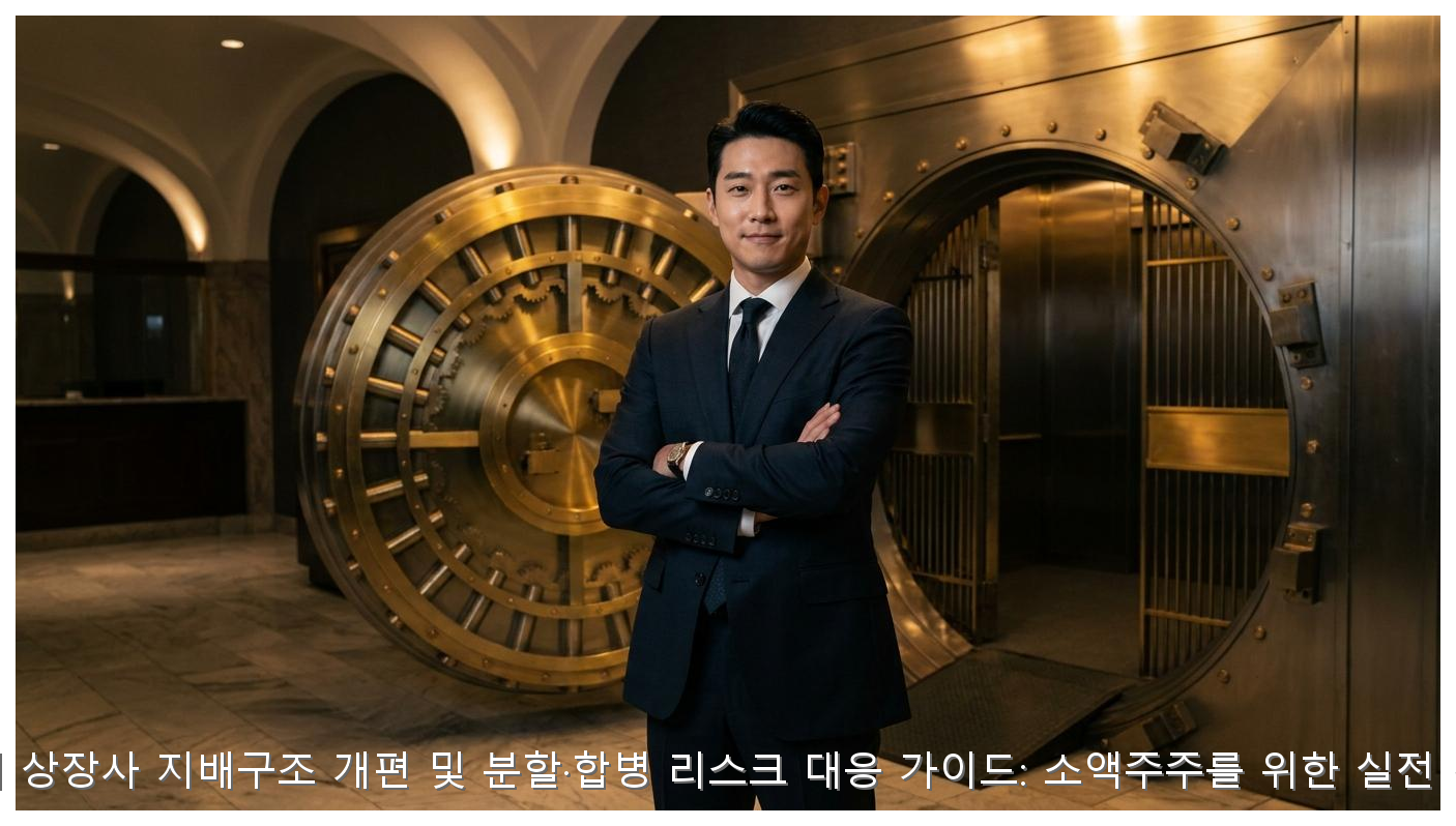 국내 상장사 지배구조 개편 및 분할·합병 리스크 대응 가이드: 소액주주를 위한 실전 전략 핵심 안내 및 분석 인포그래픽 (6)