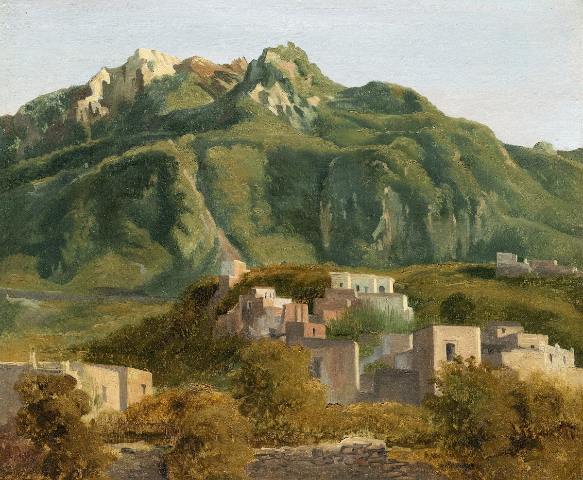 Village on the Island of Ischia c 1826