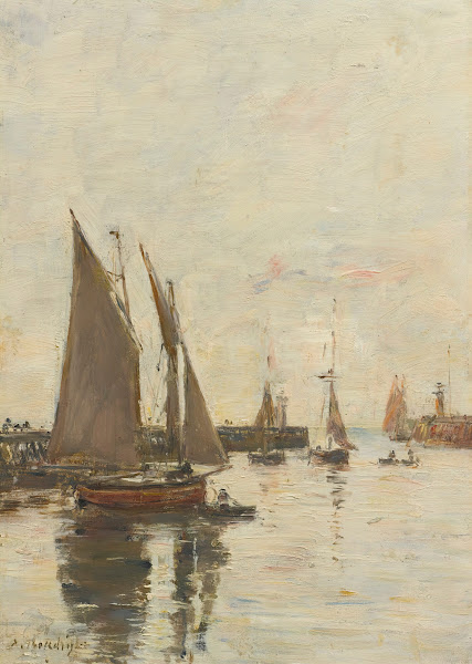 Trouville Les Jetées Marée Haute circa 1885 90