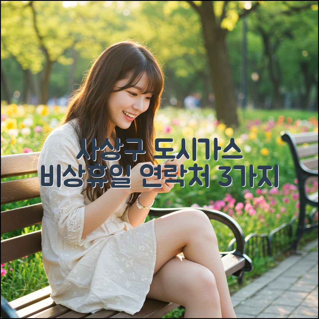 부산 사상구 도시가스 비상연락처, 휴일 전화 3가지 안내