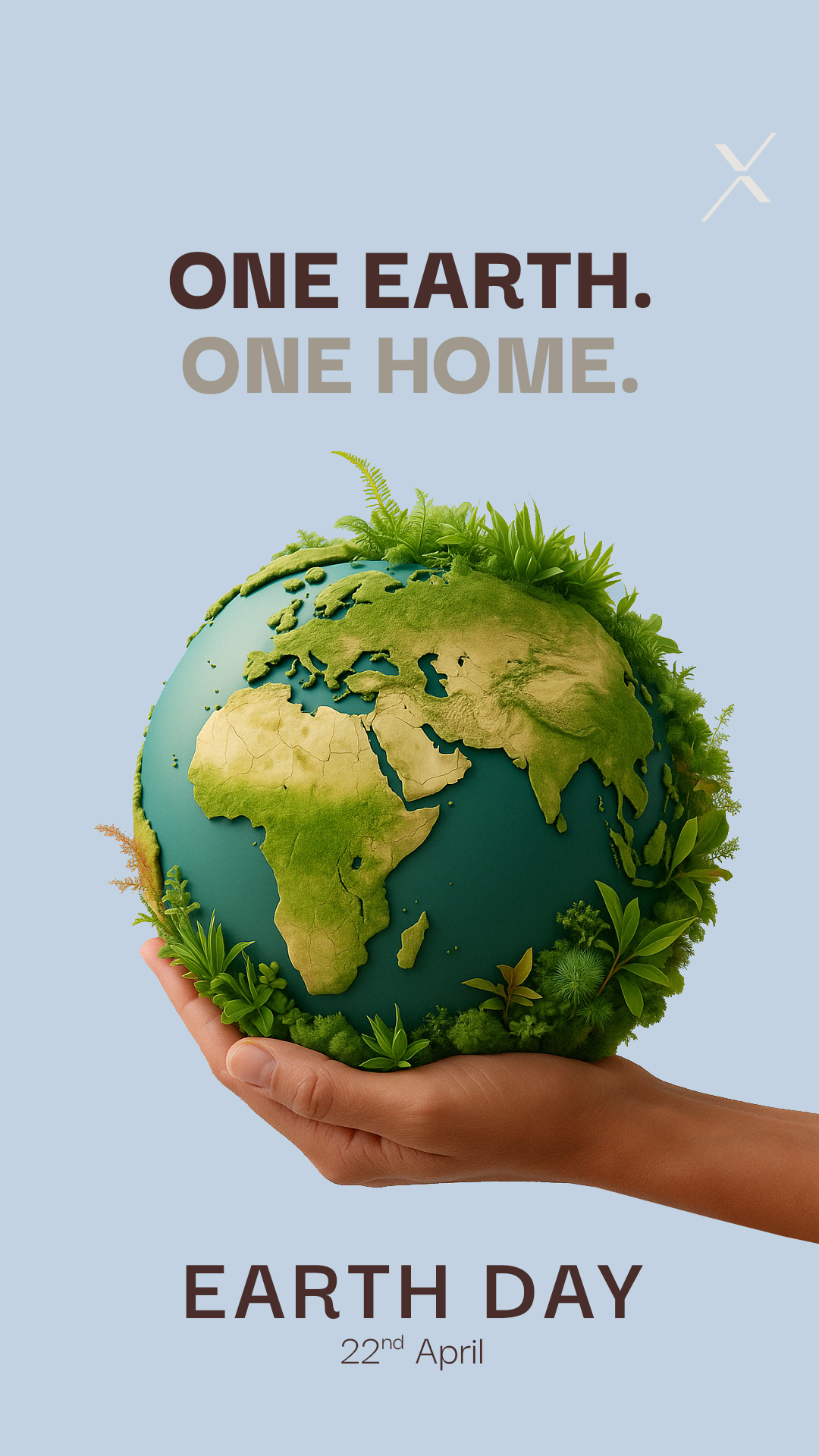 Earth Day campaign artwork for Fidelix
