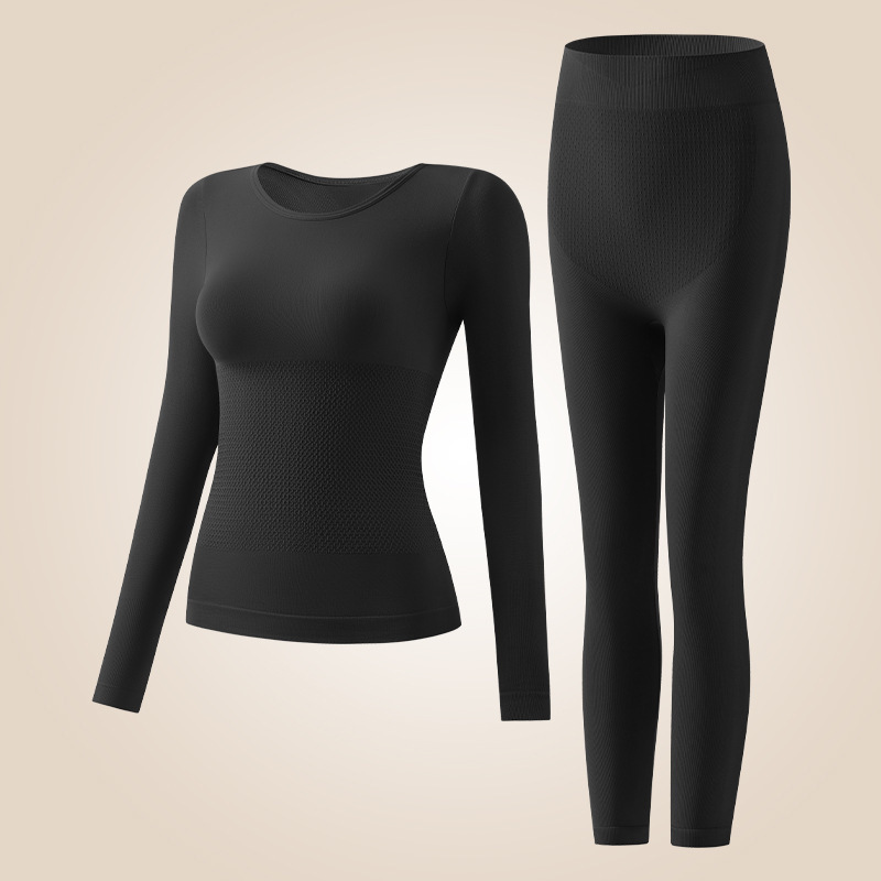 Damen-Thermo-Set, formgebend, elastisch
