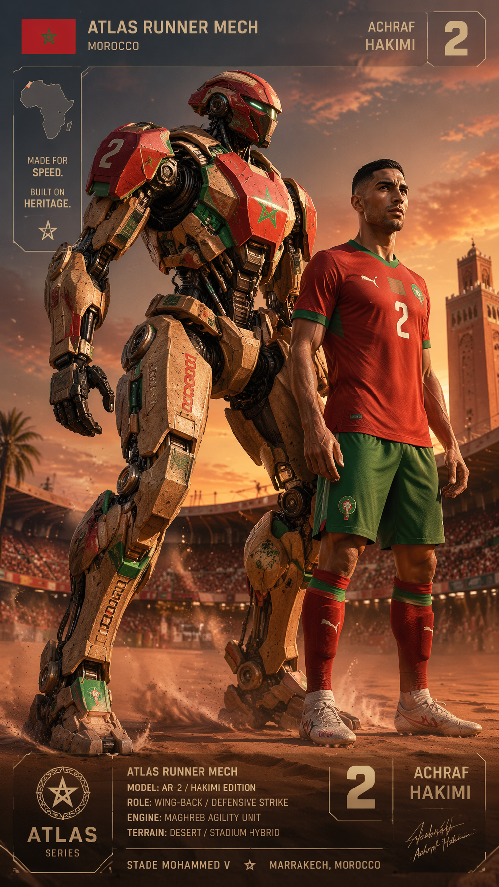 Marruecos Achraf Hakimi Atlas Runner