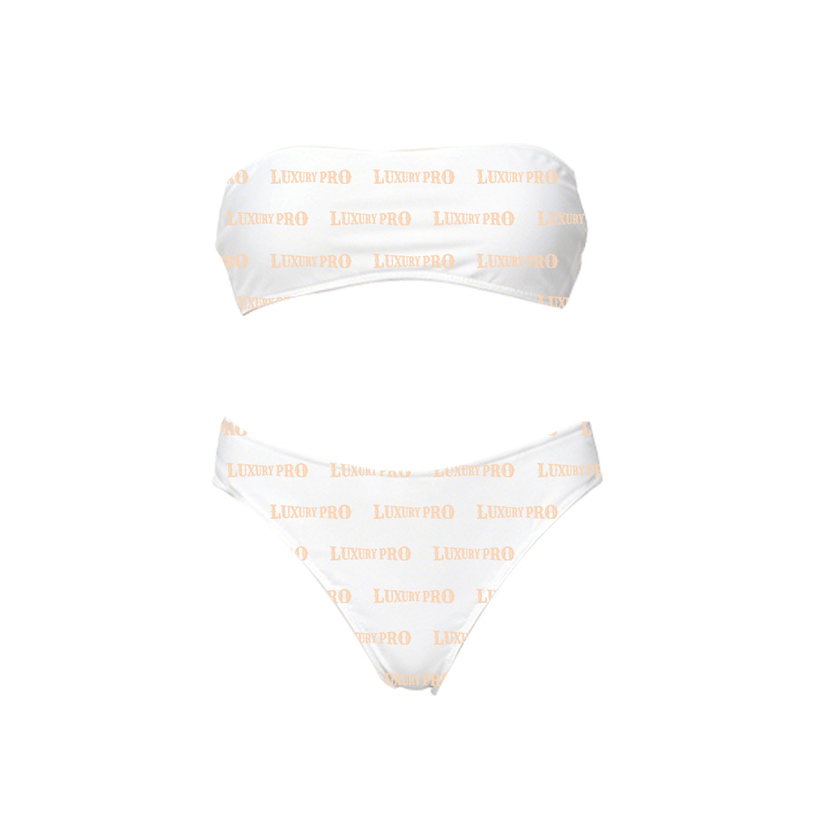 AOP MEG Strapless Bikini Set