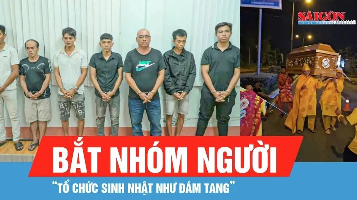 Cần Thơ: Bắt nhóm người 'tổ chức sinh nhật như đám tang' - Báo Sài Gòn Giải Phóng