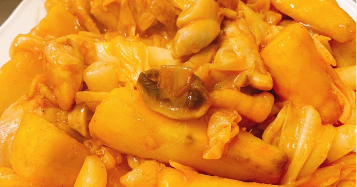 Gà xào bắp cải