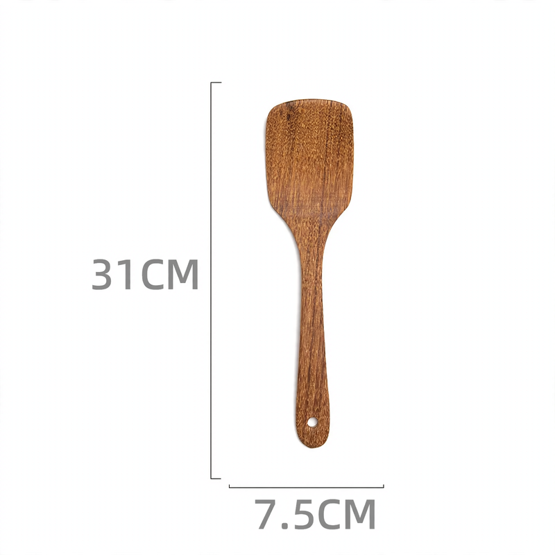 Wooden cooking utensils, various shapes