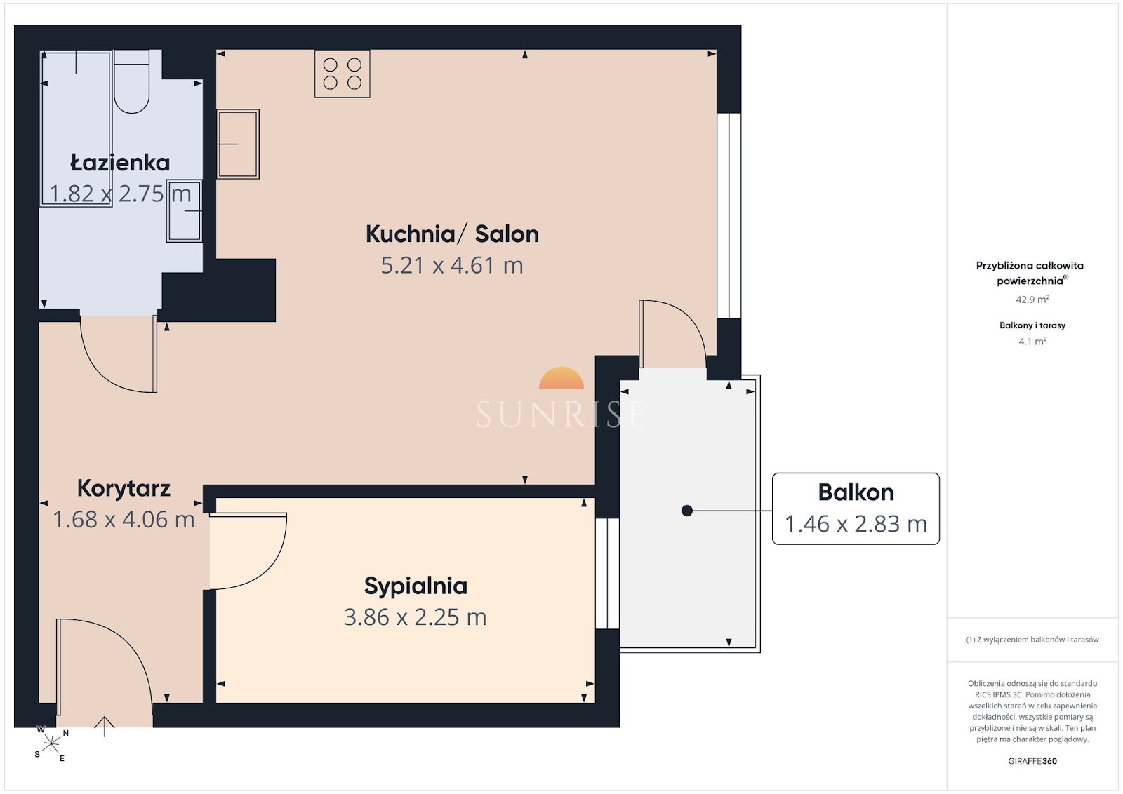 2 pokoje | 2. piętro | balkon | miejsce parkingowe | Spokojne osiedle — zdjęcie 2