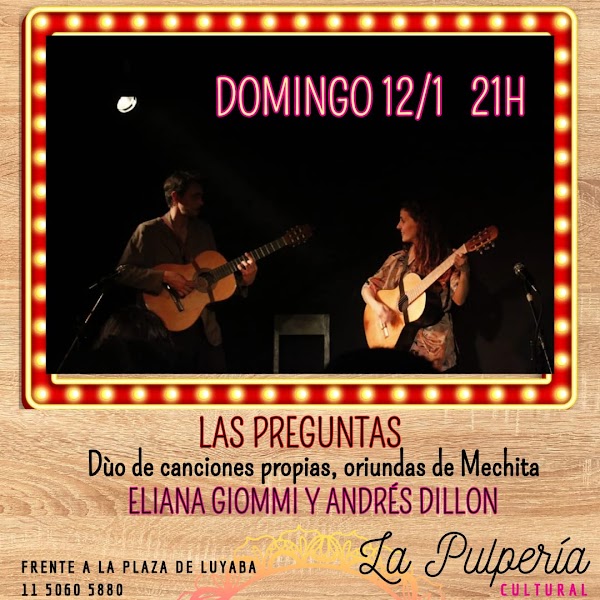 "Las Preguntas" dúo de canciones propias