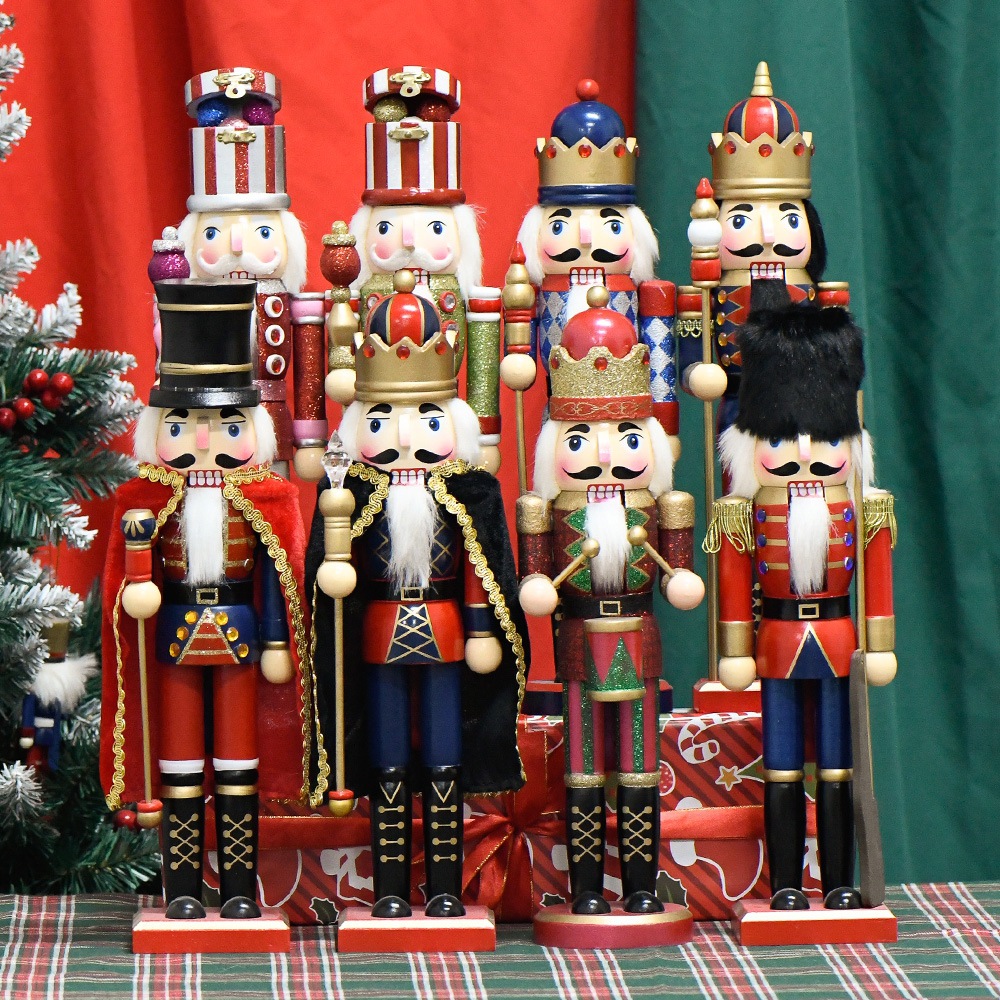 Nutcracker soldier, classic wooden figure