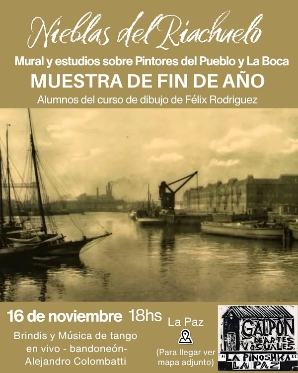 Nieblas del Riachuelo: Mural y Estudios sobre Pintores del Pueblo y La Boca