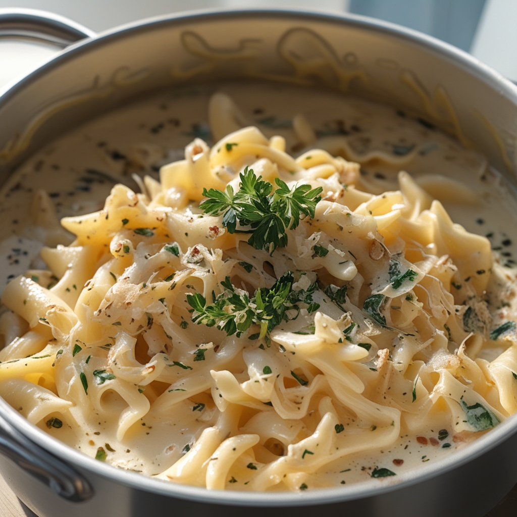 One Pot Creamy Garlic Pasta – Easy, Quick & Delicious Dinner