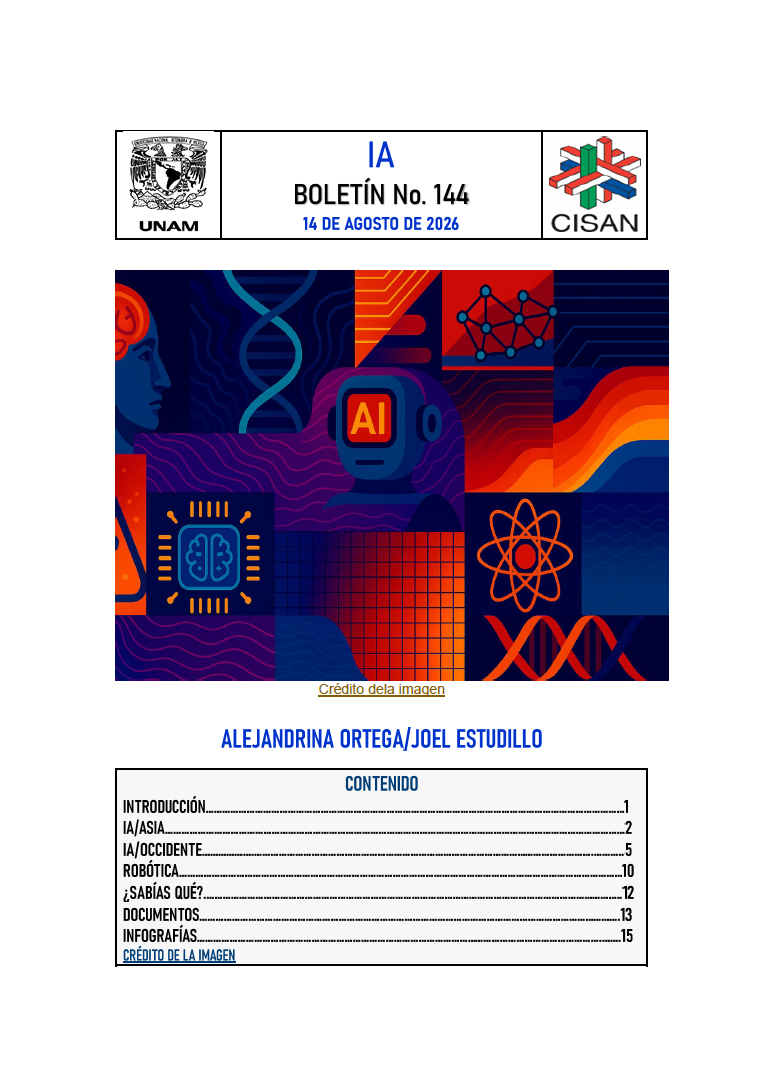 Portada del boletín