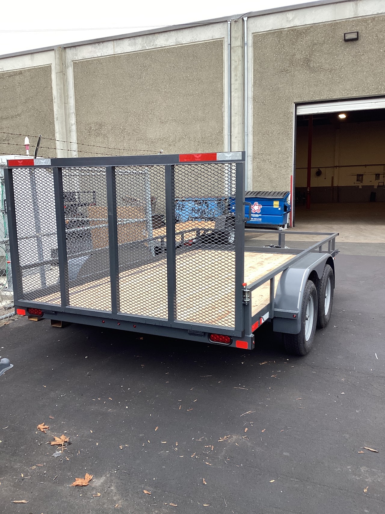 FAFH712TA2 7' x 12' x 7K Falcon Angle Flatbed