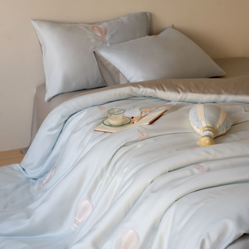 Bedding set, 4 pieces, Lyocell, animal motif