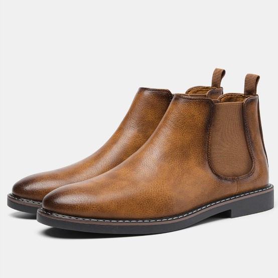 Vintage Chelsea Boots for Men, Non-slip