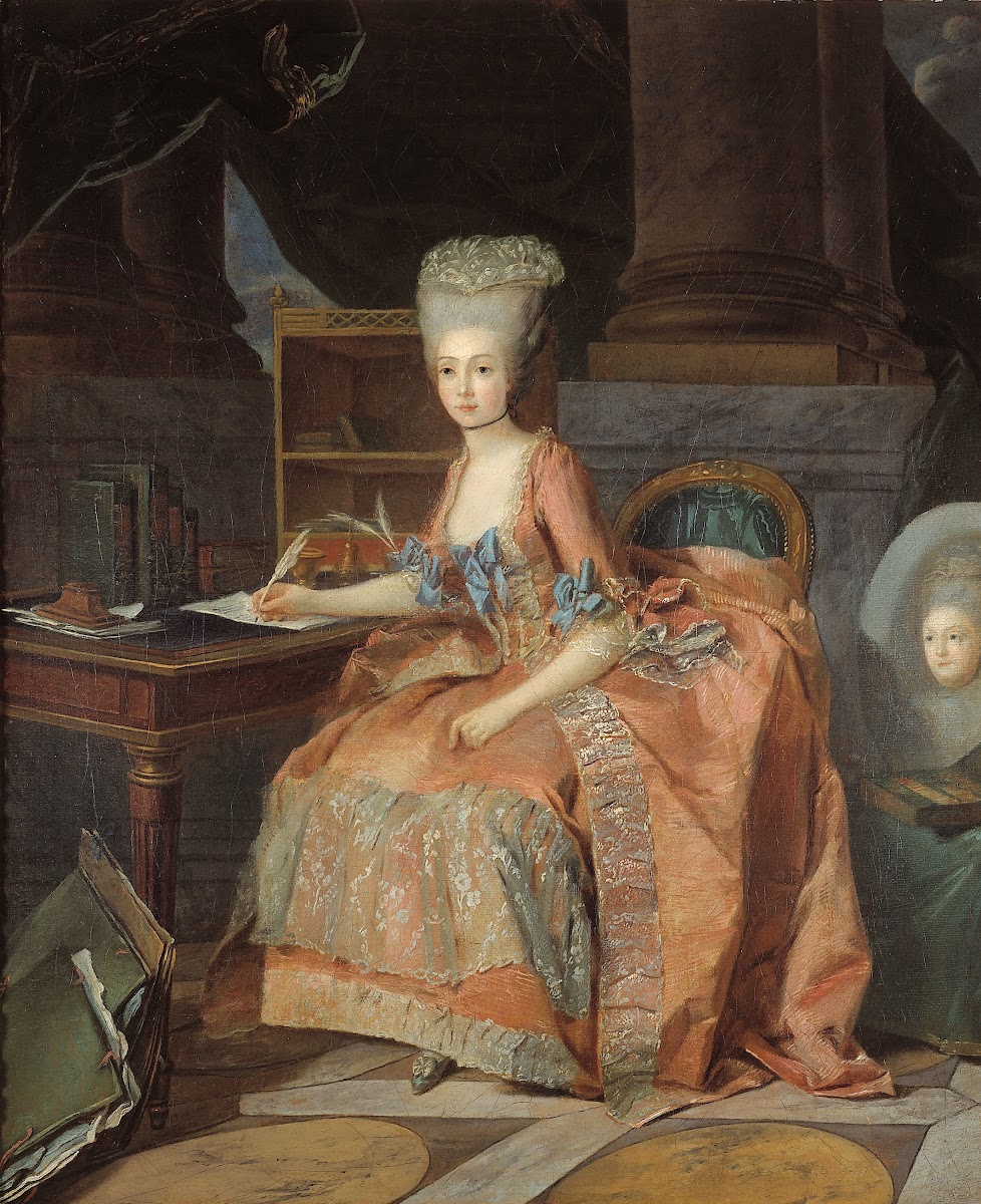 Portrait présumé de Marie Thérèse de Savoie comtesse dArtois 1776