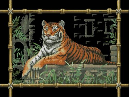 DIM35158 Bamboo Tiger