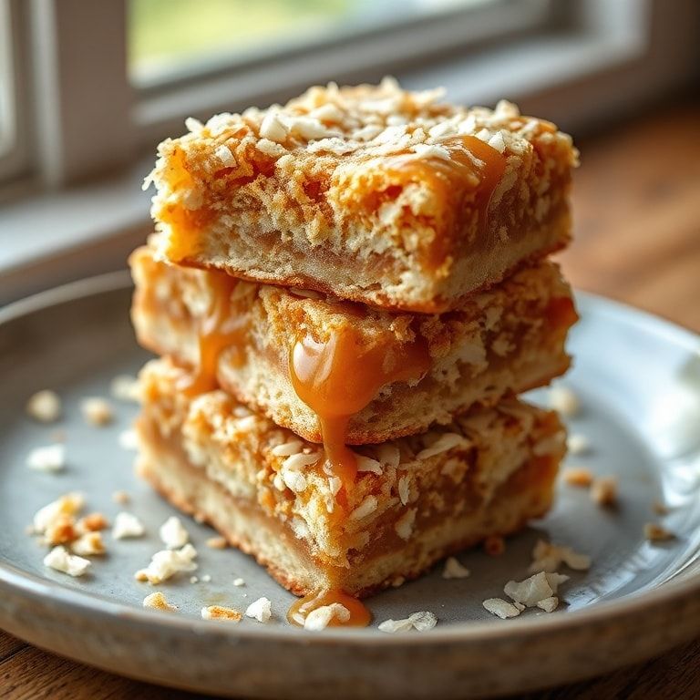 Irresistible Caramel Coconut Bars You’ll Love Every Bite – Easy, Homemade Sweet Treat finished