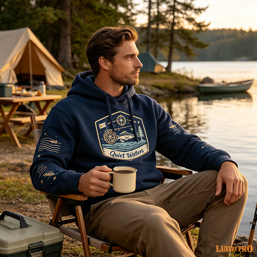 AOP Double‑Stitched MHN Adult Hoodie, 250g Japanese Fabric