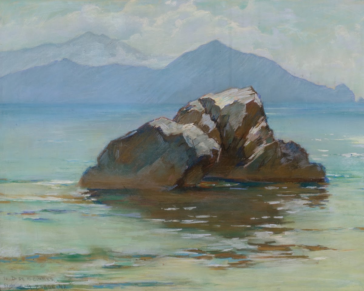 The Sorrentia Peninsula from Capri 1923