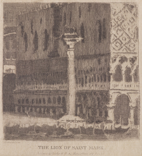 The Lion of St Mark Venice 1915