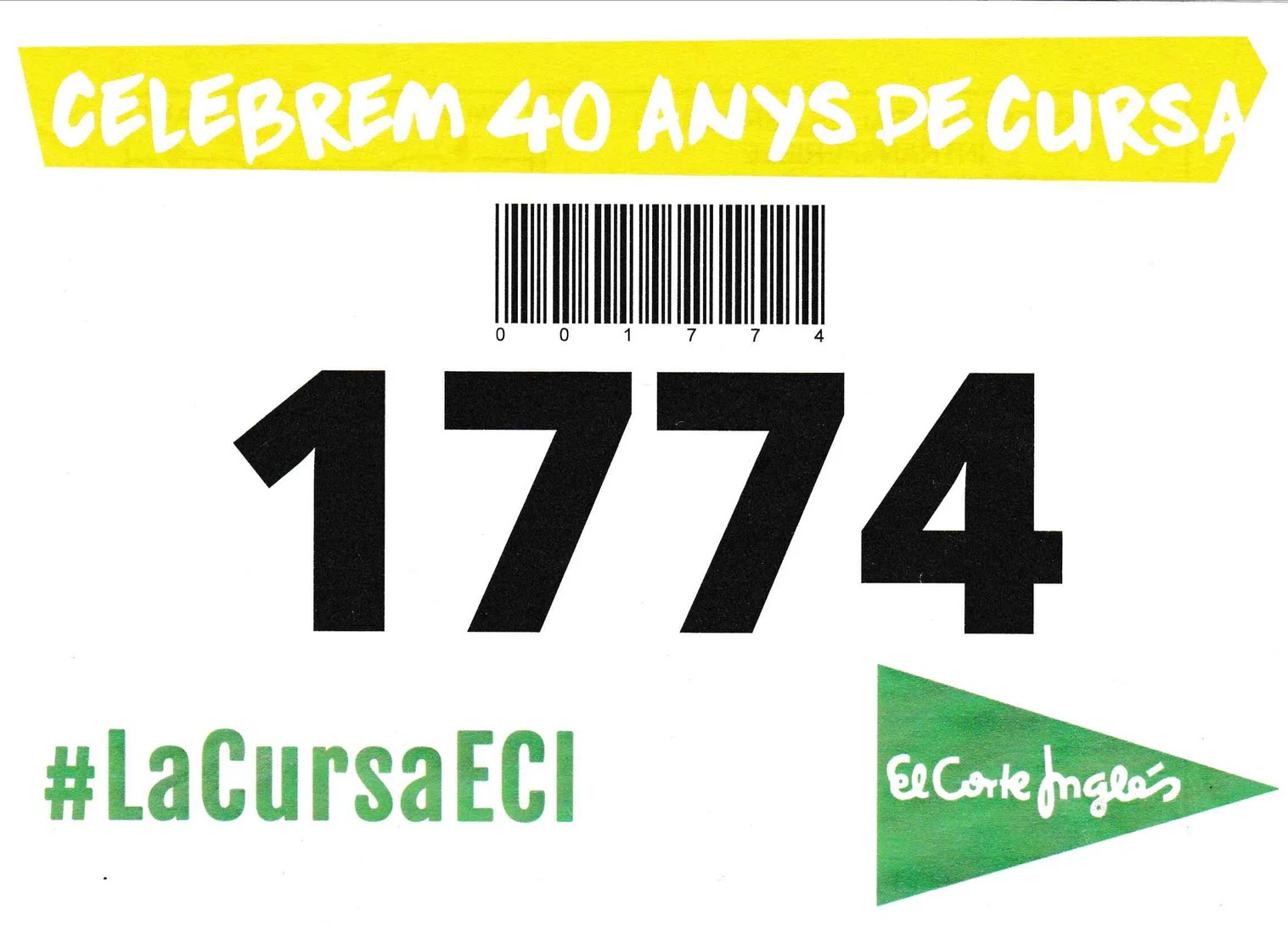 Dorsal de Cursa ECI