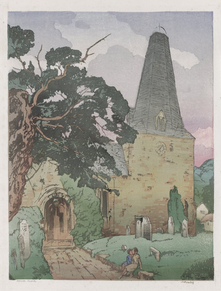 Porlock Church c 1920