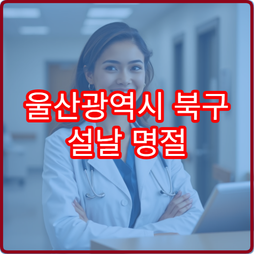 울산광역시 북구 설날 명절 안과 연휴 진료 병원 눈피로·시야이상 상담