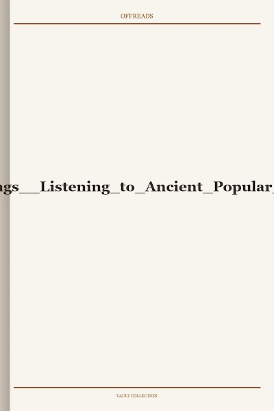 Hearing Mark's Endings: Listening to Ancient Popular Texts Through Speech Act Theory