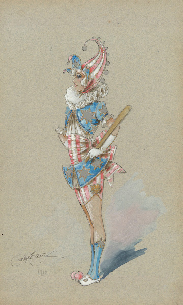 Costumes de revue  onze maquettes de costumes 1910