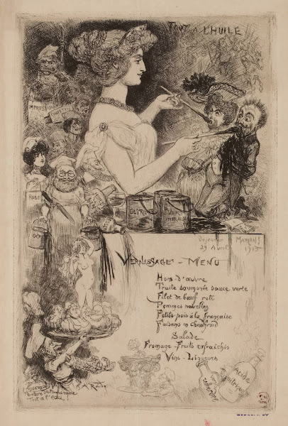 Déjeuner Mariani le 29 avril 1905 1905