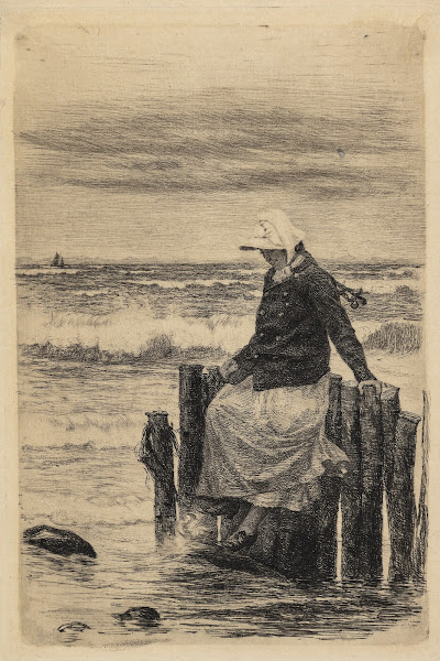 Pigen ved bolværket 1885