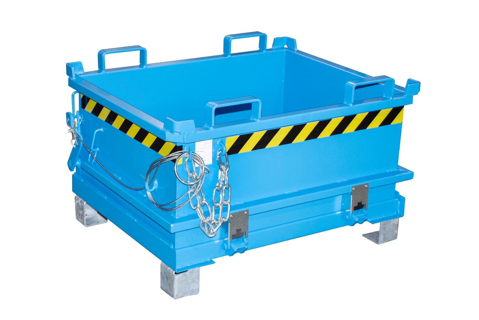 Mini-Bodemklepcontainer MSB 250, gelakt, Lichtblauw