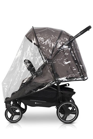 Stroller for twins Euro-Cart Doblo 2024 Taupe