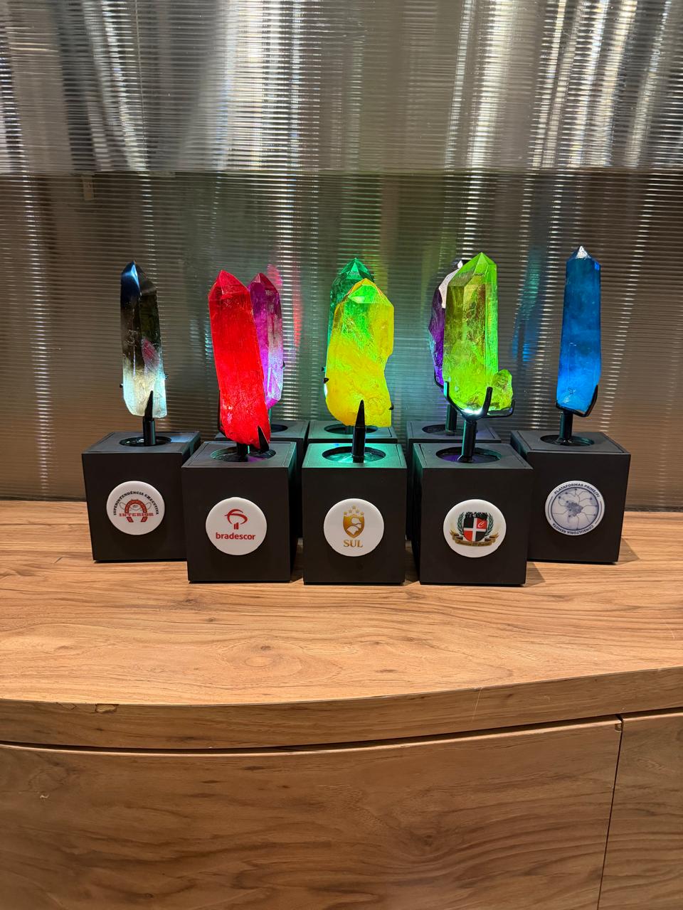 Bradesco — Troféu de Cristal Iluminado: vista 112 do projeto