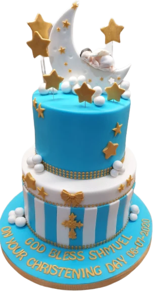 Boys Christening Cake CB-NC681