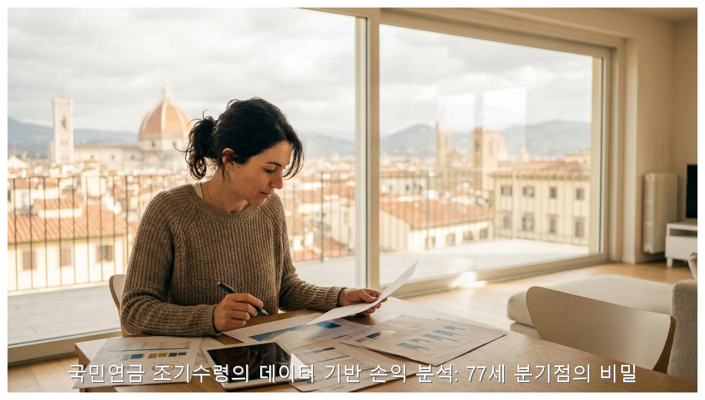 국민연금 조기수령의 데이터 기반 손익 분석: 77세 분기점의 비밀 핵심 안내 및 분석 인포그래픽 (7)