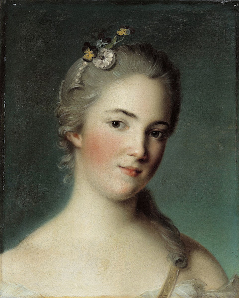Portrait Of Marie Geneviève Boudrey 2nd Half Of The 18th Century